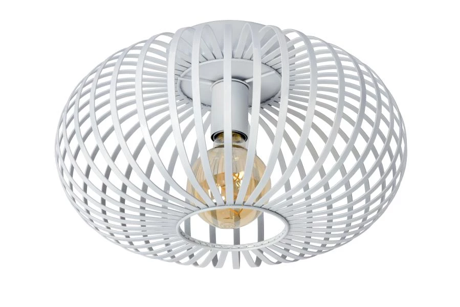 Lucide MANUELA - Flush ceiling light - Ø 39,5 cm - 1xE27 - White - turned off